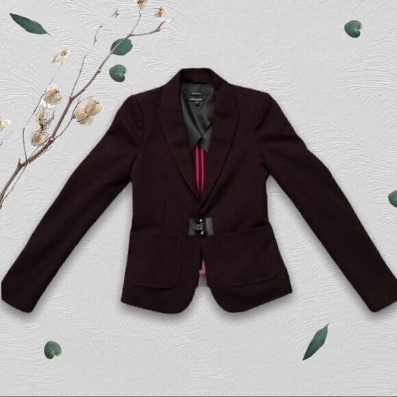 RW & CO Mulberry Stretch Fitted Blazer - Picture 1 of 5